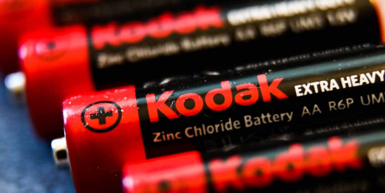 Your next electric vehicle battery could be manufactured by Kodak