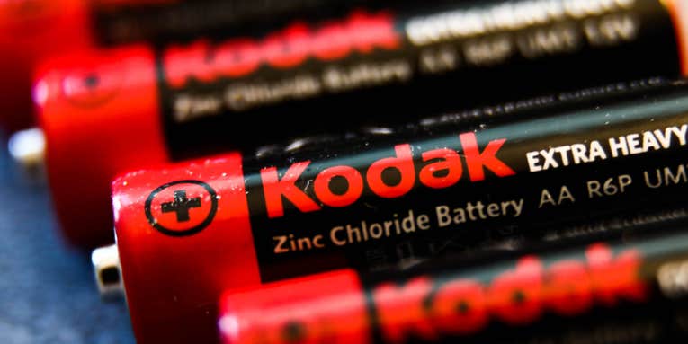 Your next electric vehicle battery could be manufactured by Kodak Your next electric vehicle battery could be manufactured by Kodak