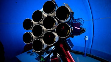 An array of 10 Canon super-telephoto lenses will help hunt for new planets