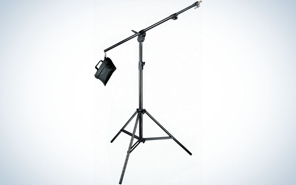 Manfroto 420B Combi is the best light stand for varied lighting angles.