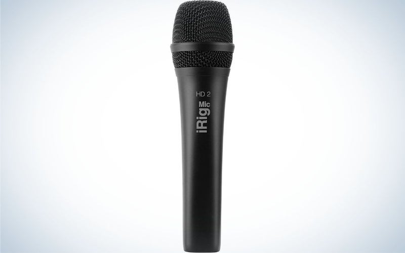 IK Multimedia iRig Mic HD 2 is the best handheld microphone for podcasting.