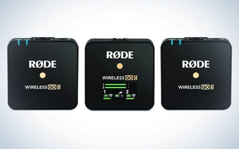 Rode Wireless Go II is the best wireless microphone for podcasting.