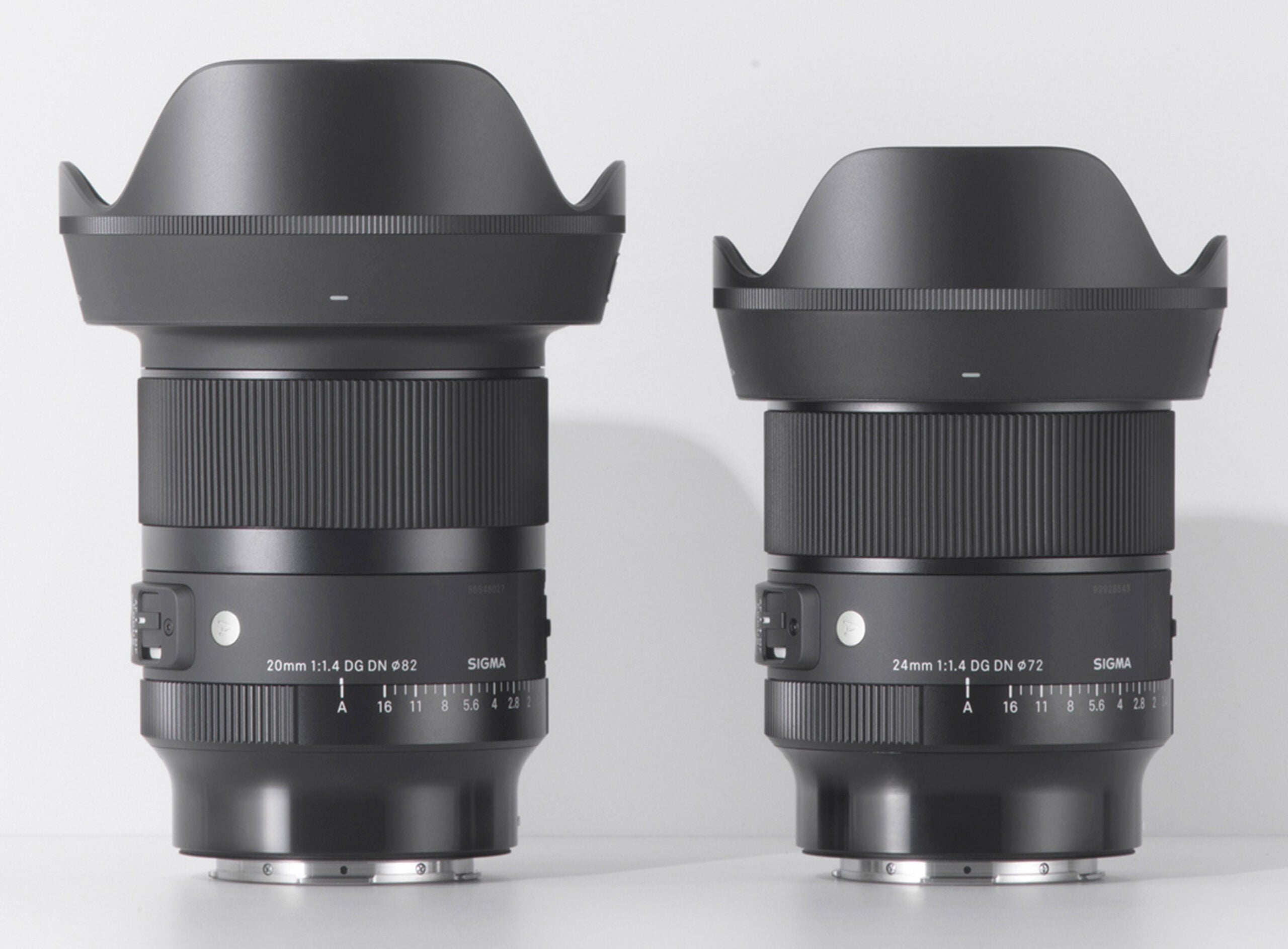 The new Sigma 20mm and 24mm f/1.4 full-frame lenses