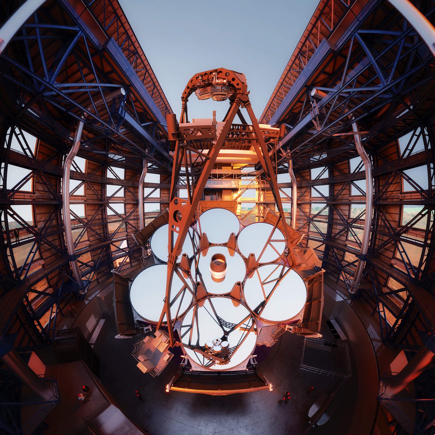 Giant Magellan Telescope front