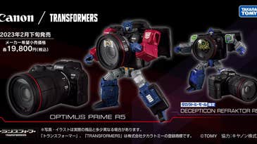 Transform & roll out! This Canon EOS R5 morphs into Optimus Prime Transform & roll out! This Canon EOS R5 morphs into Optimus Prime