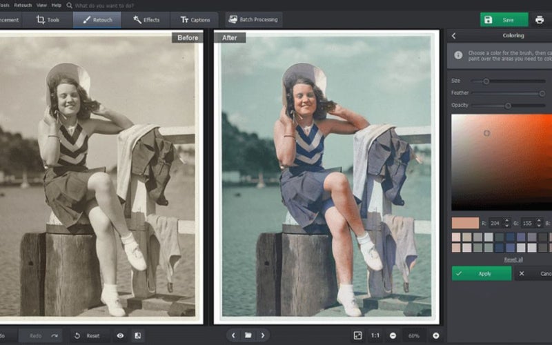 PhotoGlory PRO is the best overall photo restoration software.