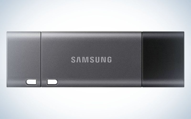 SAMSUNG Duo Plus 256GB Flash Drive is the best photo stick for Samsung phone.