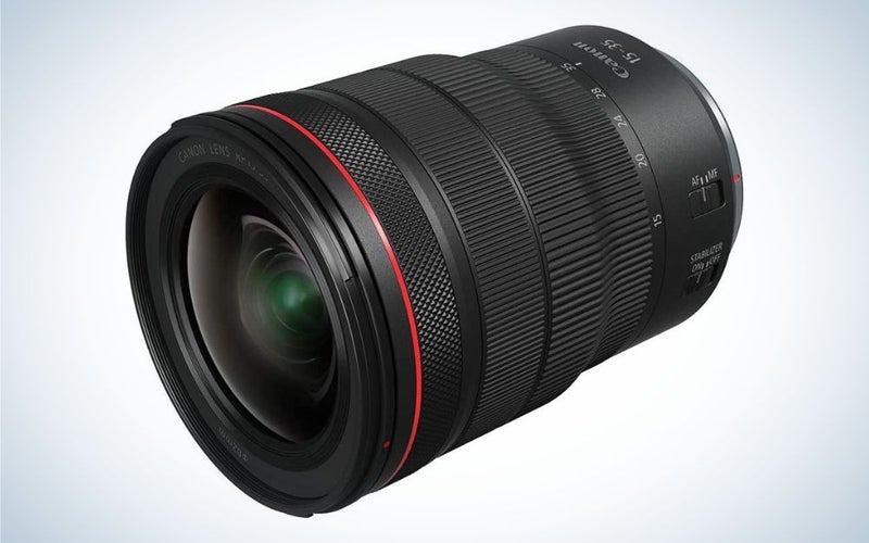 RF 15-35mm F2.8 L IS USM is the best wide angle high-end zoom Canon lens.