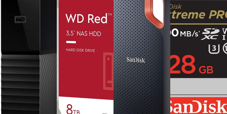 Western Digital and SanDisk memory devices are up to $252 off right now on Amazon