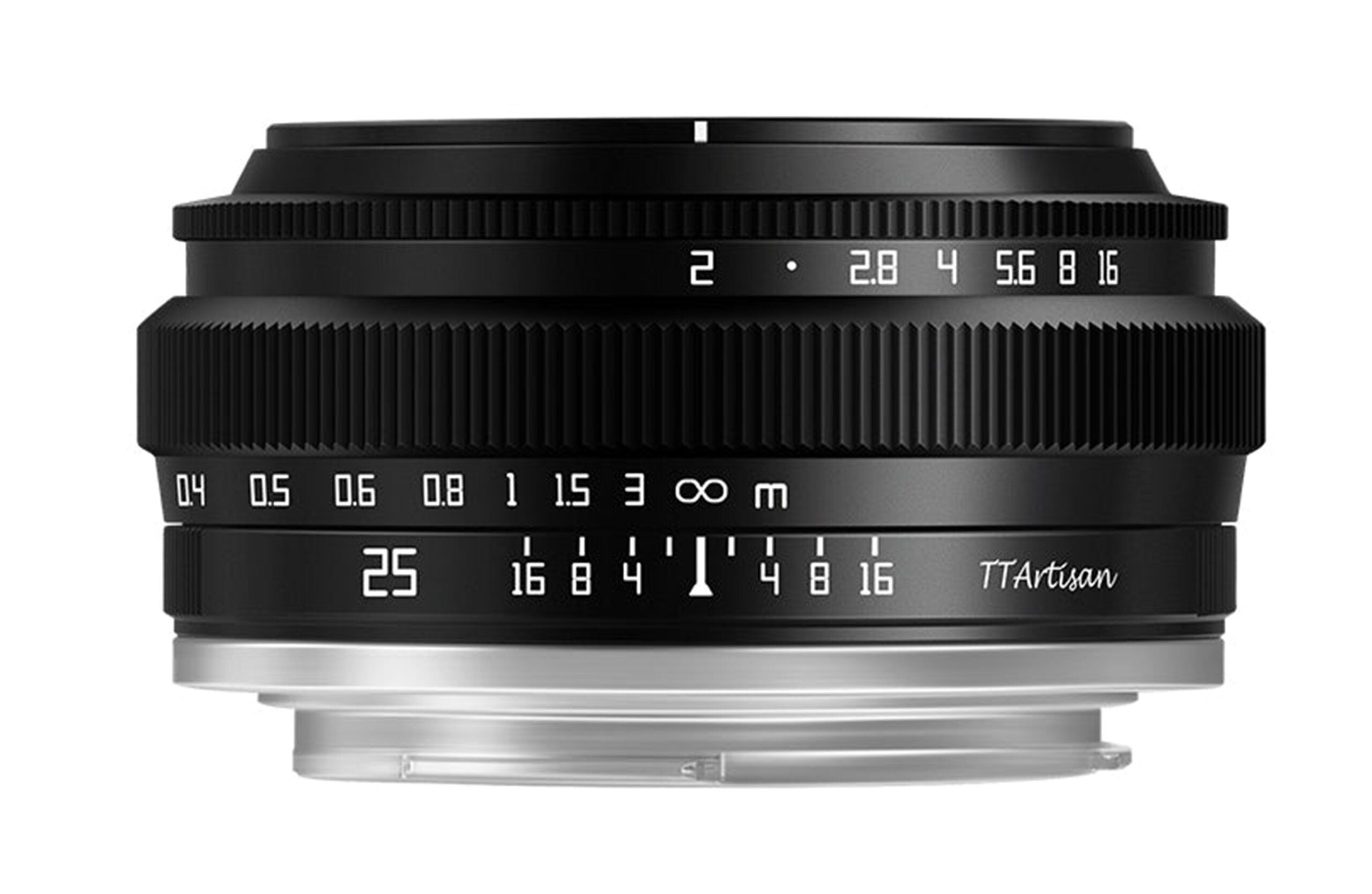 The new TTartisan 25mm f/2 lens