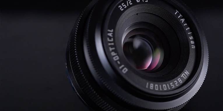 TTArtisan’s new 25mm f/2 lens for APS-C mirrorless costs just $55