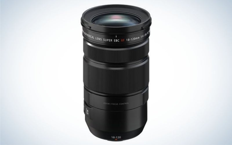 XF18-120mmF4 LM PZ WR is the best Fujifilm lens for video.