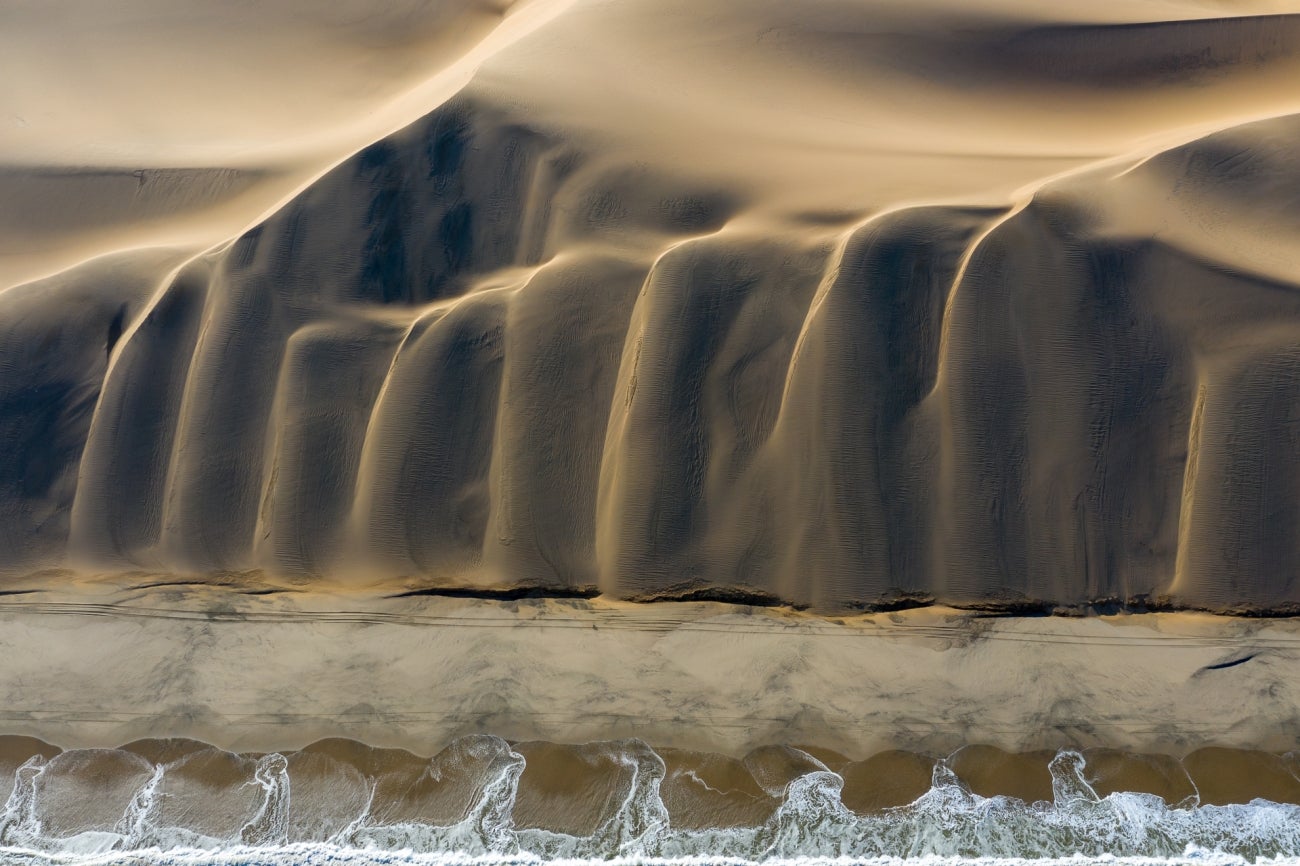 drone photo price sand dune ocean