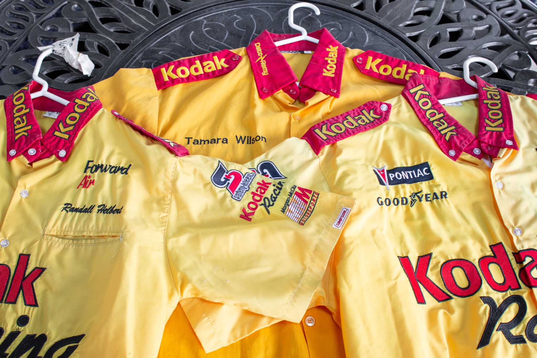 Kodak 1988 Nascar pit uniforms