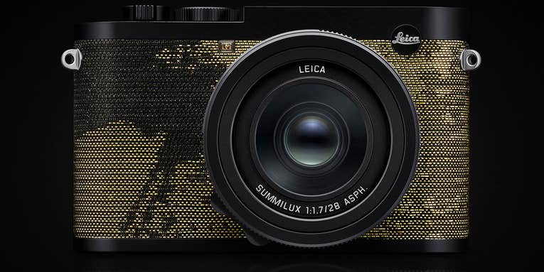 The latest limited-edition Leica Q2 comes wrapped in ‘iridescent’ black & gold fabric