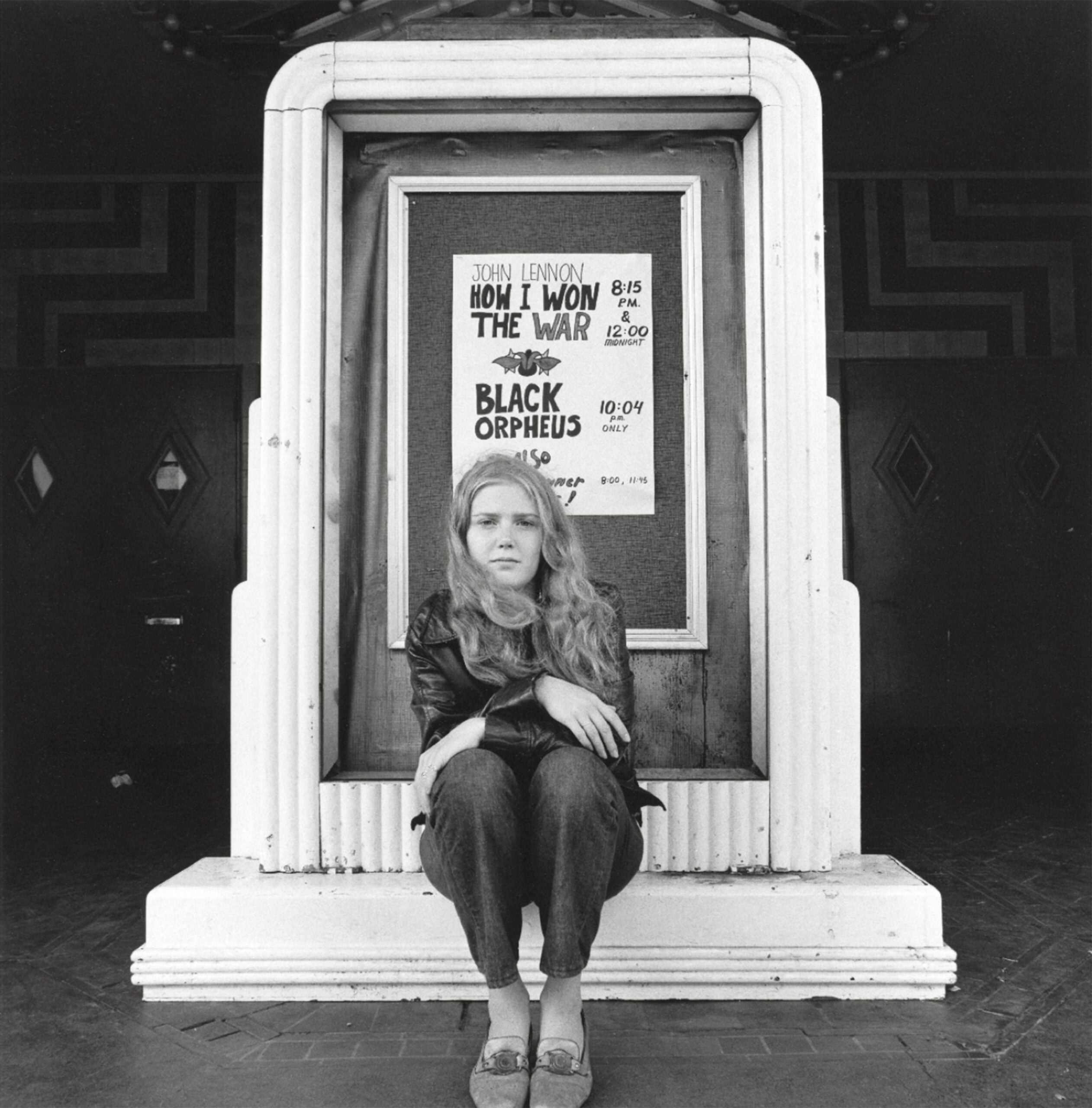 Portrait of a young women in front of a San Fran theatre