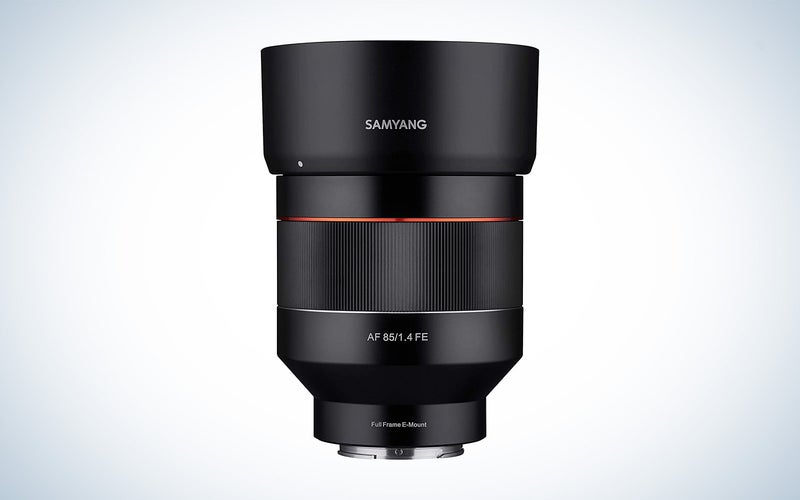 The Samyang 85mm F1.4 Auto Focus Weather Sealed Lens for Sony E-Mount is on sale during the Amazon Prime Early Access sale.