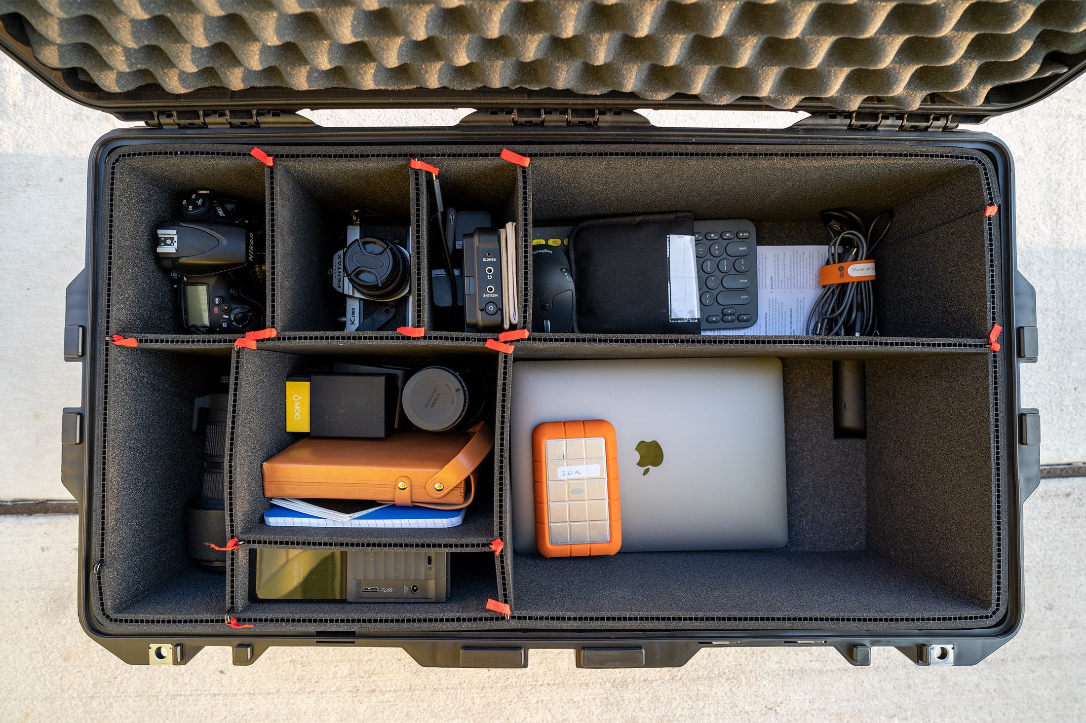 The interior is roomy and customizable with the TrekPak dividers.
