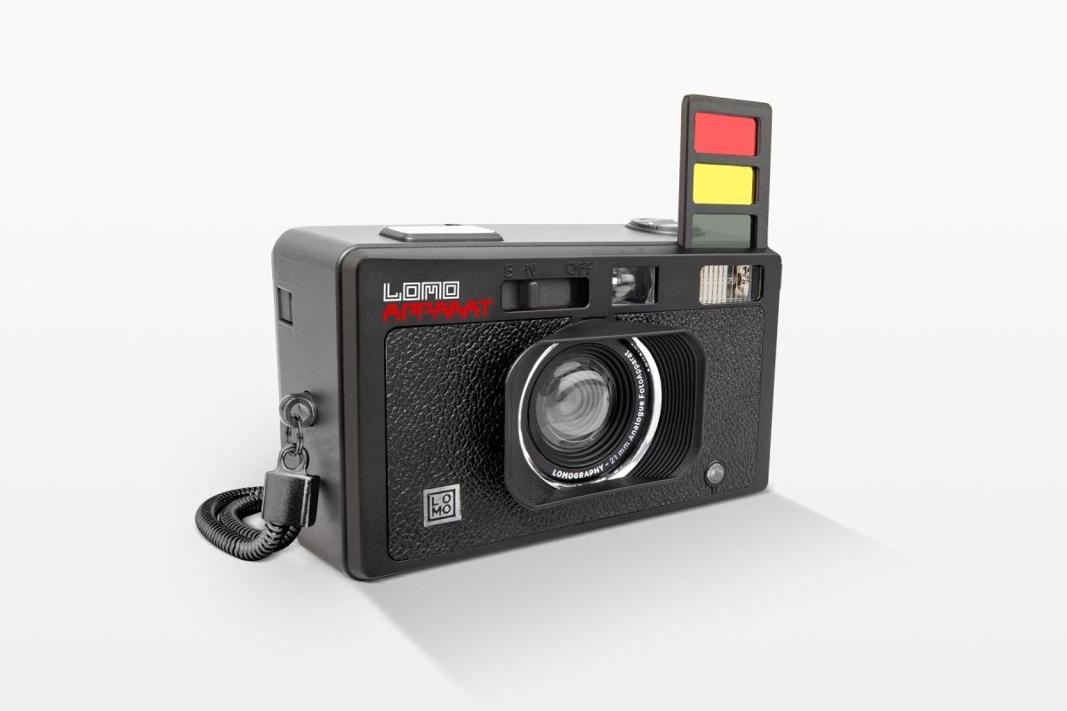 LomoApparat 21 mm Wide-angle Camera flash gels