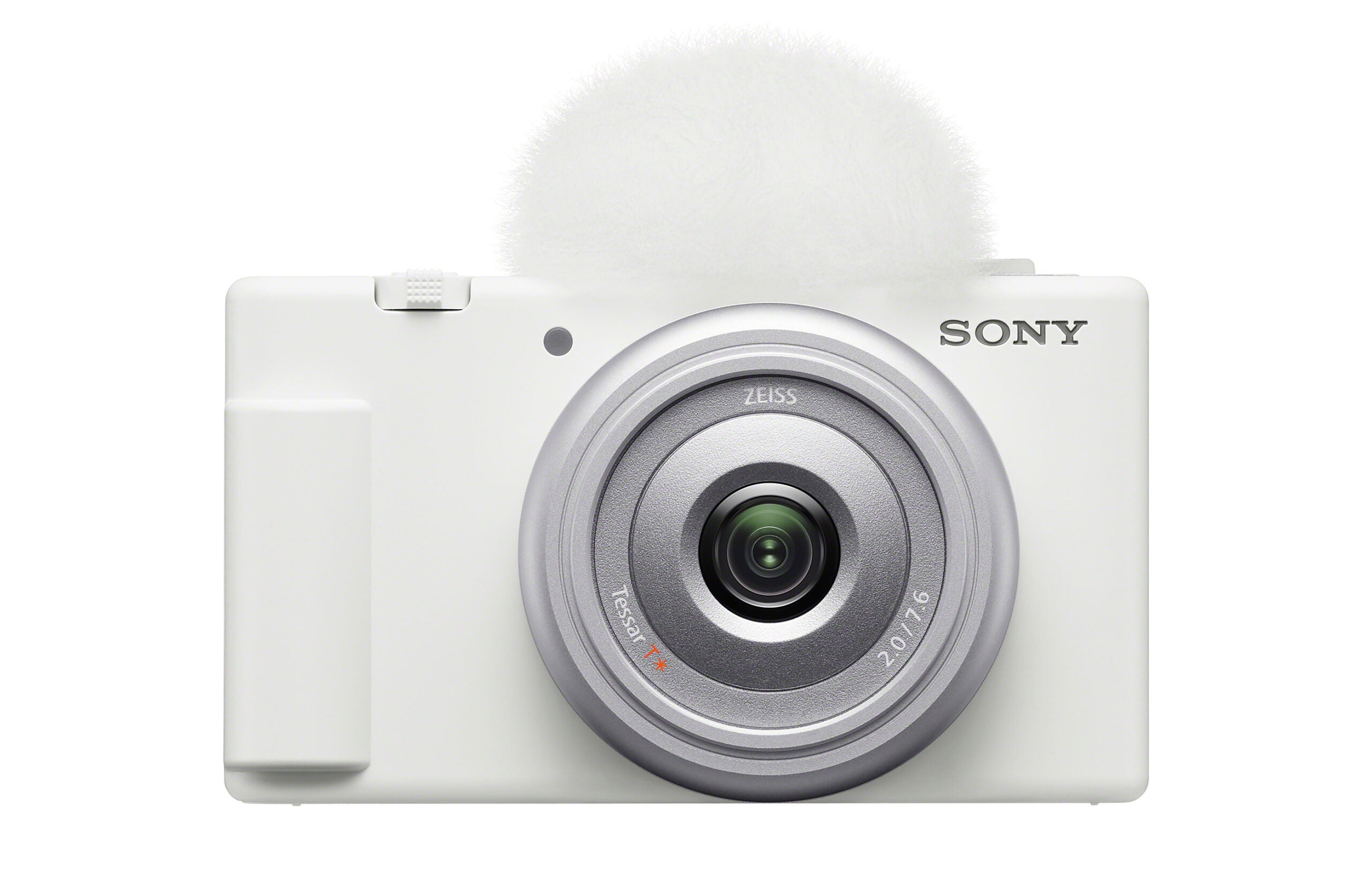 The Sony ZV-1F is available in white or black.