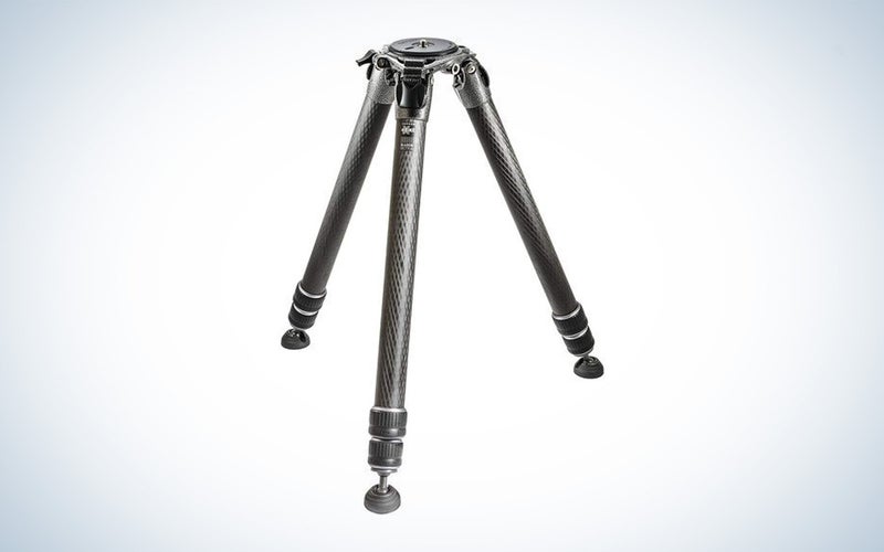 The Gitzo GT5533S Systematic Series 5 is the best heavy-duty carbon fiber tripod.
