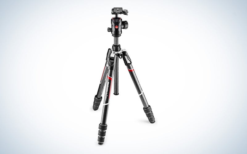 The Manfrotto Befree Advanced Carbon Fiber Travel Tripod is the best carbon fiber tripod for hiking.