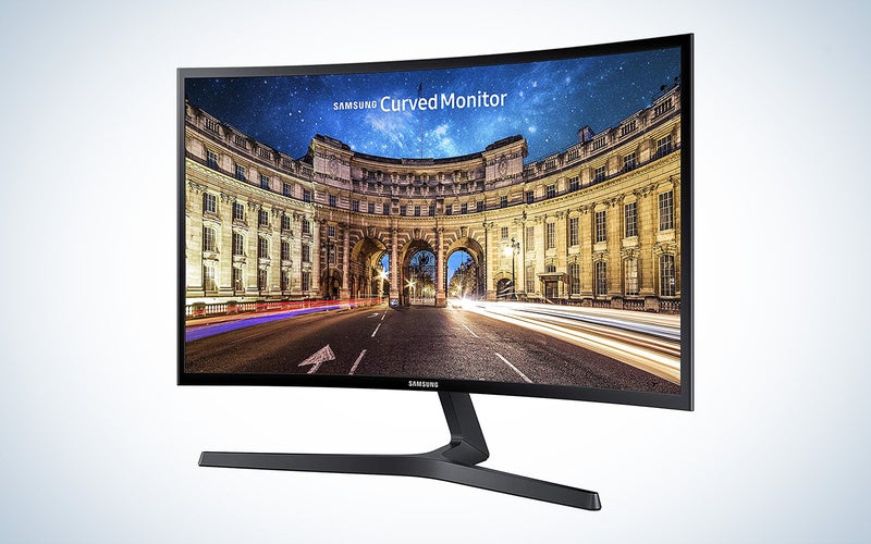 The SAMSUNG 23.5” CF396 is the best budget Samsung monitor.