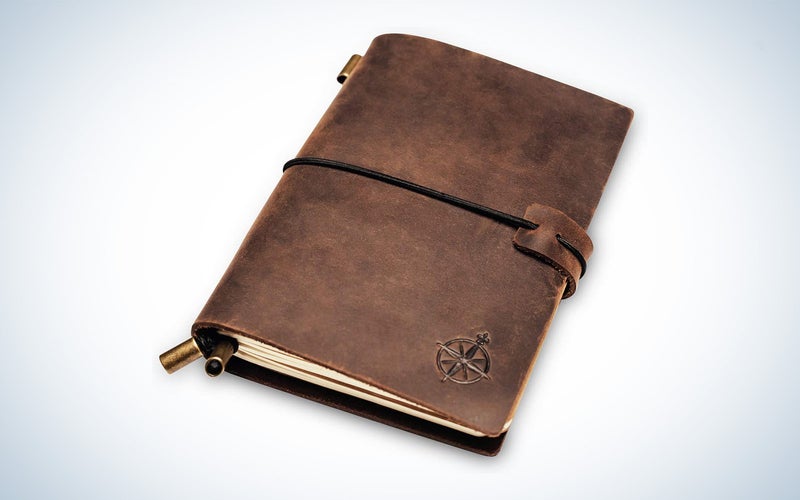 The Wanderings Leather Pocket Notebook is the best notebook for traveling photoraphers.