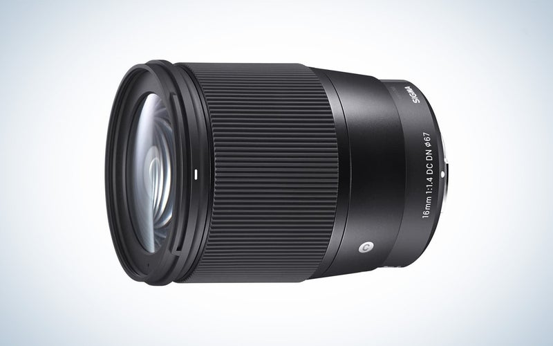 The Sigma 16mm f/1.4 DC DN Contemporary Lens is on sale on Amazon right now.