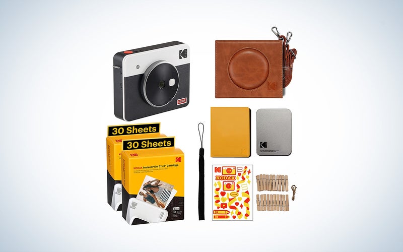 Kodak Mini Shot 3 Retro (60 Sheets) 3x3 2-in-1 Portable Wireless Instant  Camera & Photo Printer - Cameras