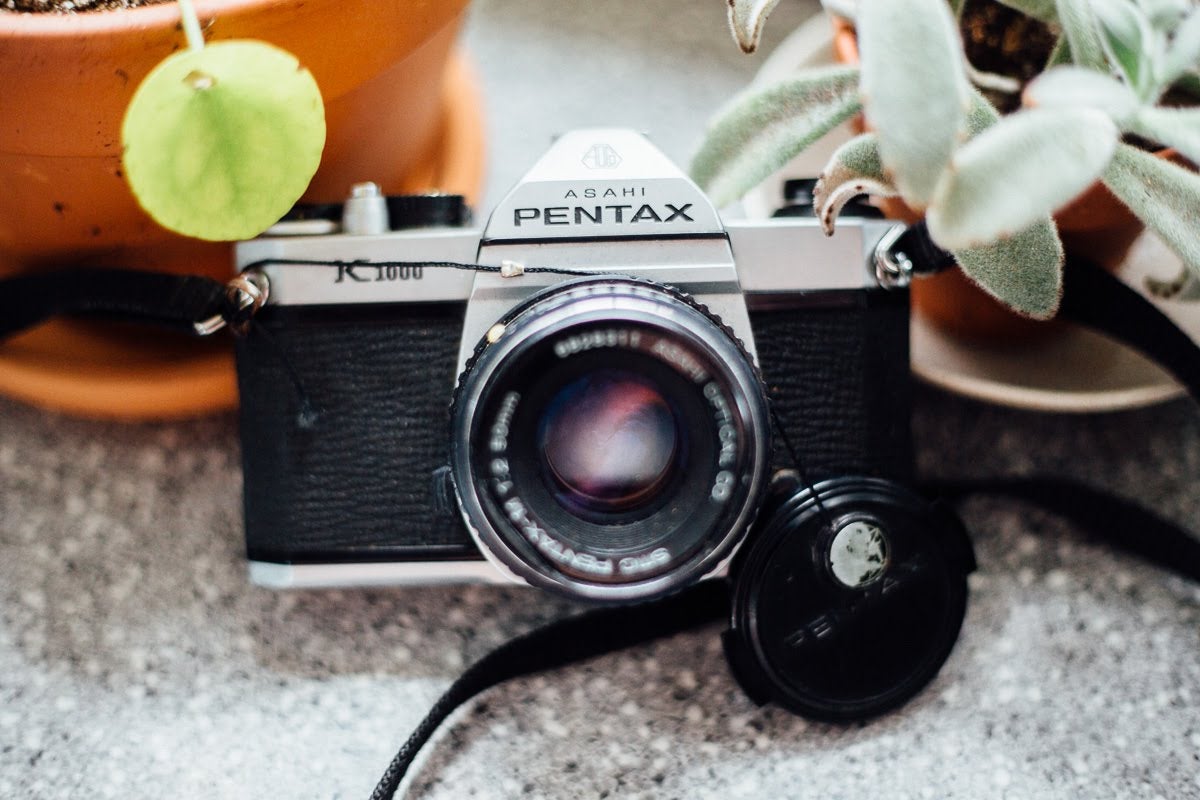 Pentax K1000 camera