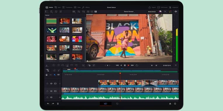 The powerful, free DaVinci Resolve video editor for iPad is now available