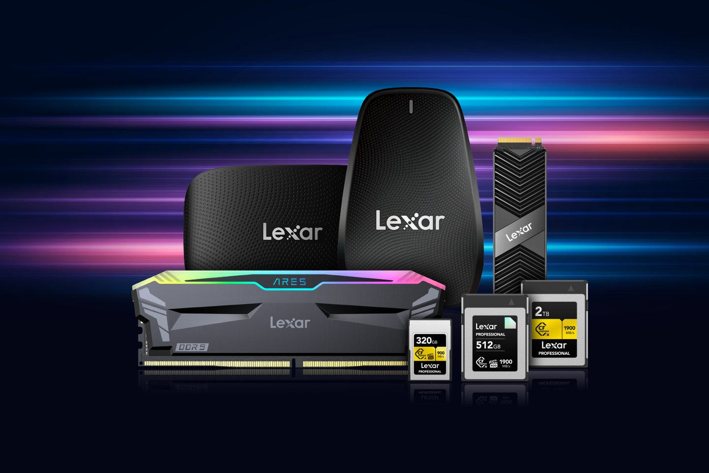 Lexar CES announcement products