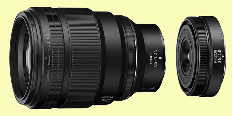 Two new Nikon lenses in development: A fast 85mm and a super-skinny 26mm Two new Nikon lenses in development: A fast 85mm and a super-skinny 26mm