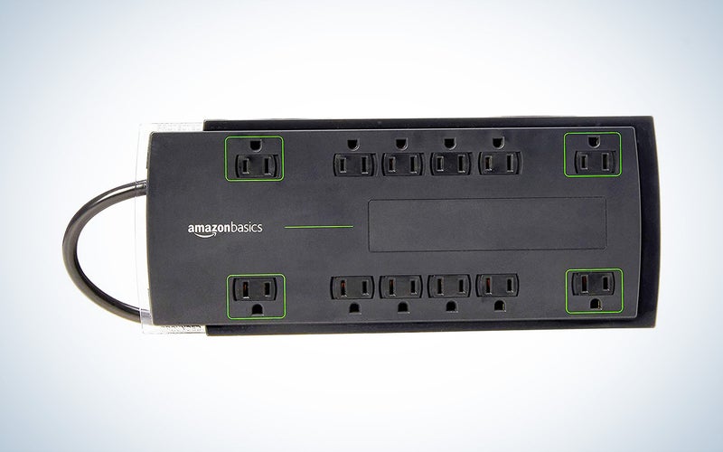 AmazonBasics 12-Outlet Power Strip Surge Protector