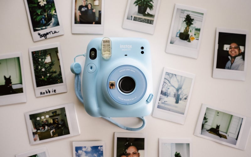 Instax Mini 11 with Instax Mini photos