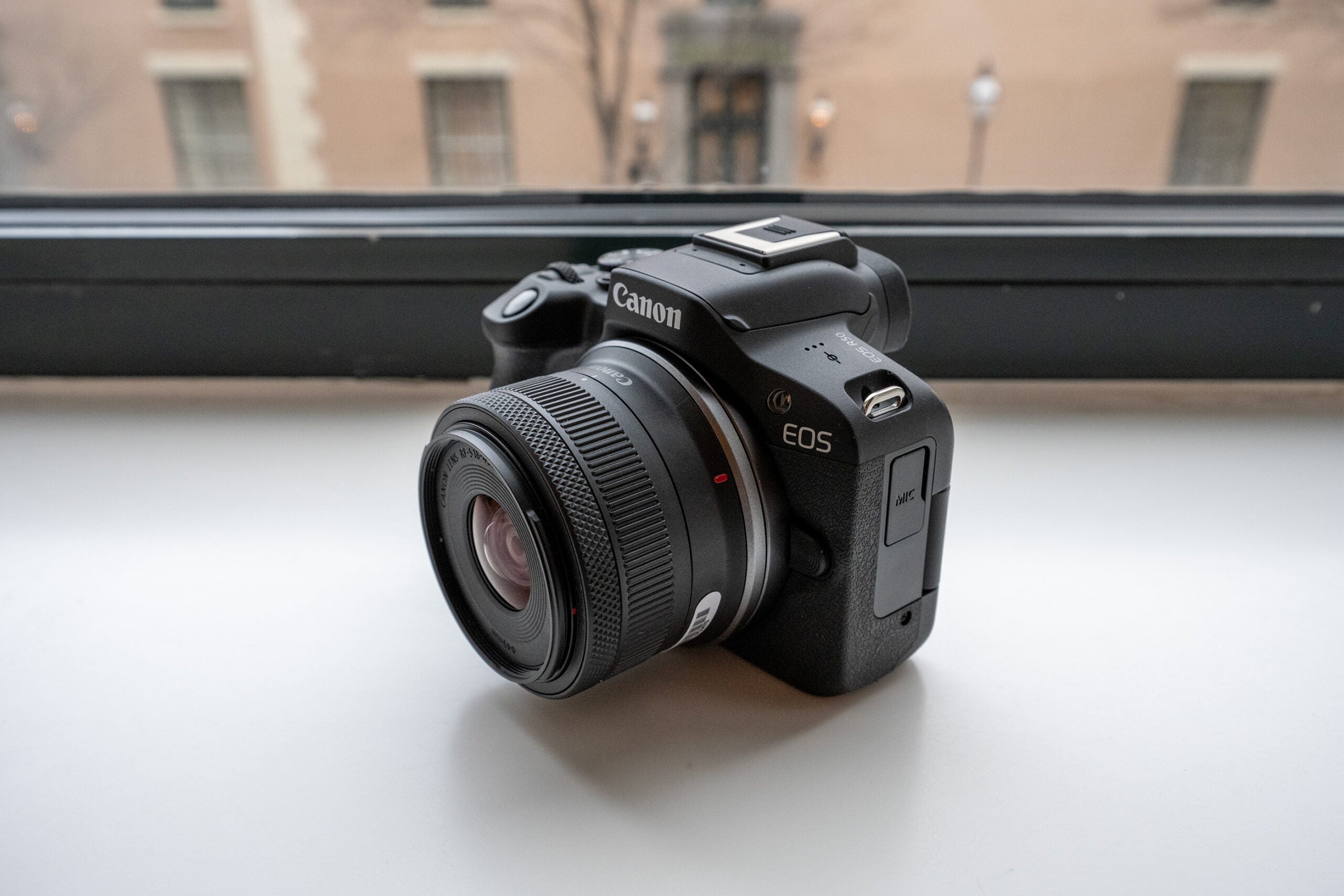 Front view of the EOS R50