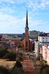 One of the many churches in Charleston, South Carolina