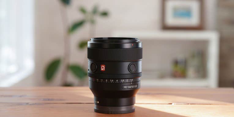 Sony announces the 50mm f/1.4 GM lens
