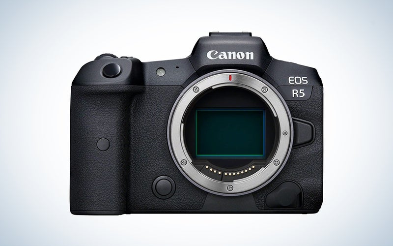 Canon EOS R5 mirrorless full-frame camera
