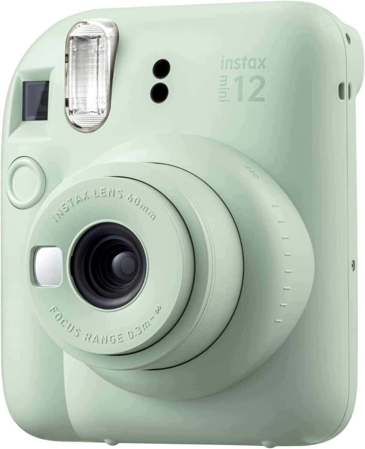 Fujifilm Instax Mini 12 instant camera in mint green