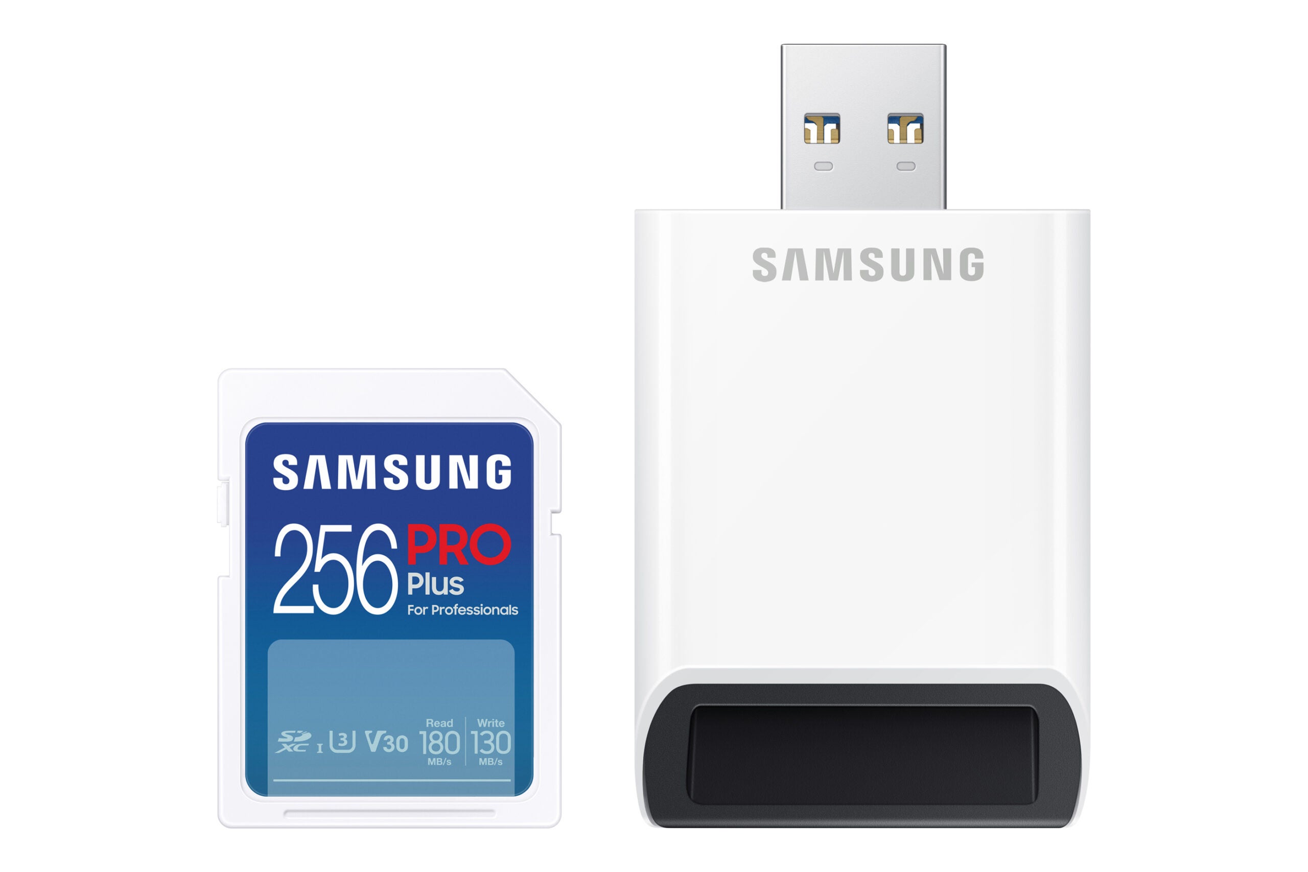 Samsung PRO Plus SD card with card reader