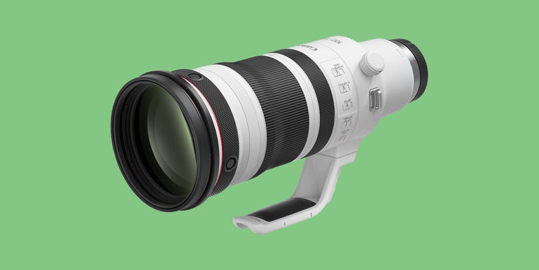 The Canon RF 100-300mm f/2.8 zoom is a fast super-telephoto lens for pros