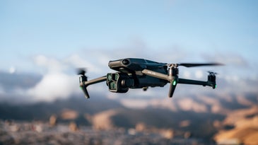 New Gear: The DJI Mavic 3 Pro drone carries a three-camera array