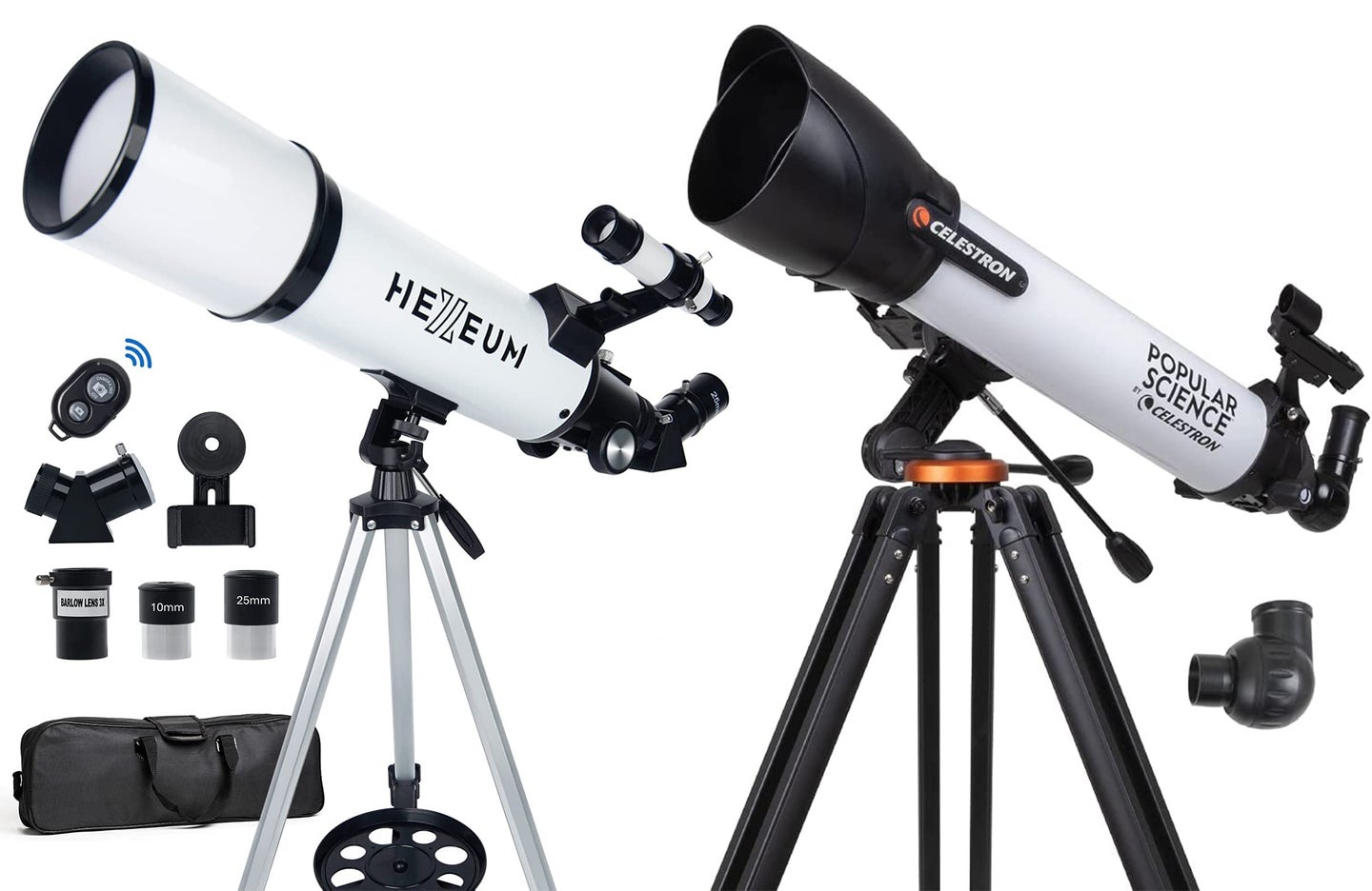 Celestron and Hexeum telescopes