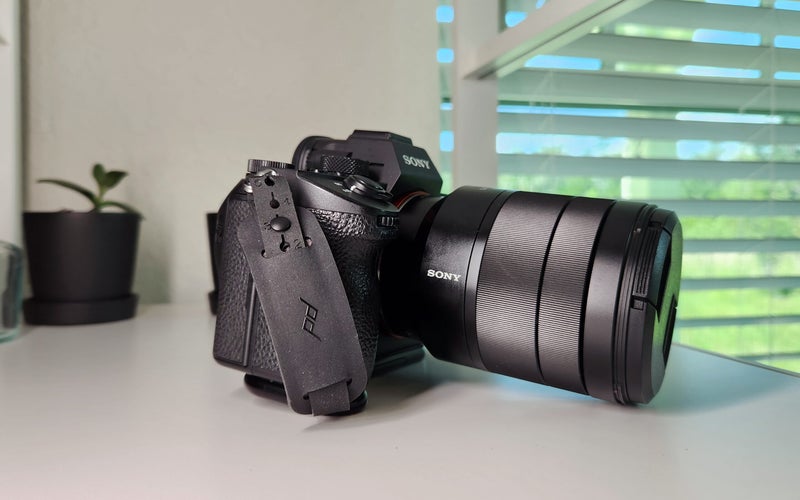 Peak Design Micro Clutch on Sony a7 III