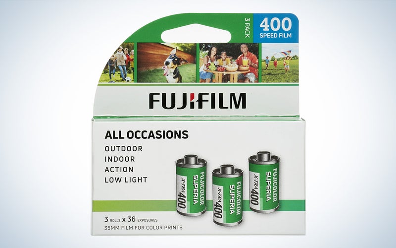 Fujifilm X-Tra superia 400 three-pack