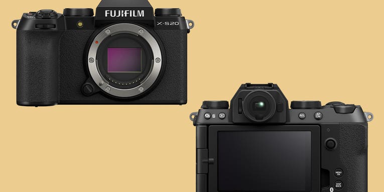 The Fujifilm X-S20 mirrorless camera offers a big battery and vlogging features