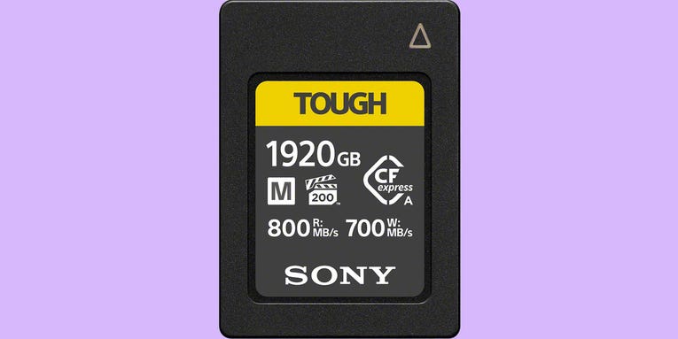 Sony’s 2TB CFexpress memory card costs as much as some cameras