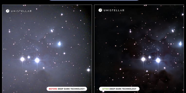 Unistellar’s Deep Dark Technology eliminates light pollution